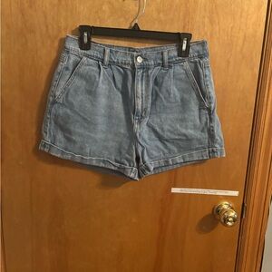 American Eagle Women's Denim Mom Shorts